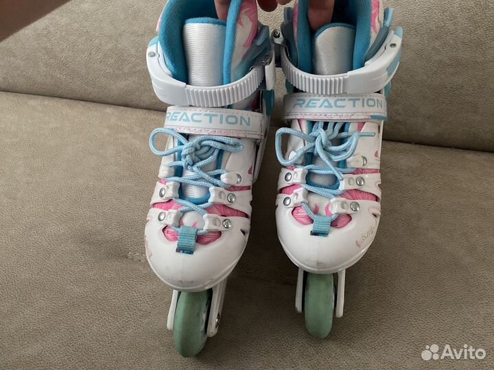 Роликовые коньки детские раздвижные