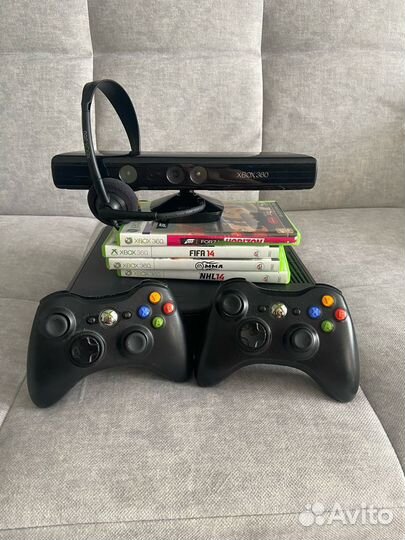 Xbox 360 + Kinekct + Игры