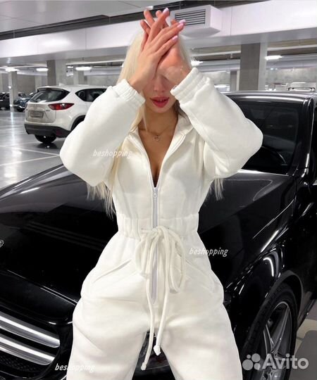 Женский комбинезон на флисе Beshopping