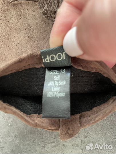 Перчатки замшевые joop оригинал