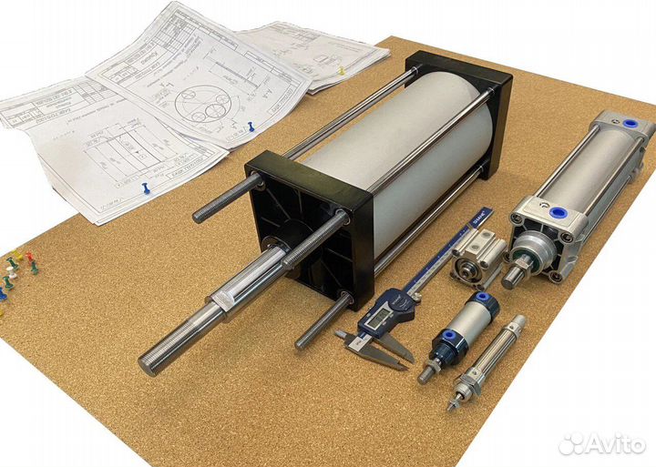 Пневмоцилиндр Festo dsbg-125-650-PPV-A (аналог)