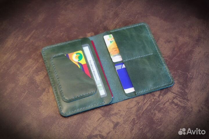 Обложка для документов из натуральной кожи