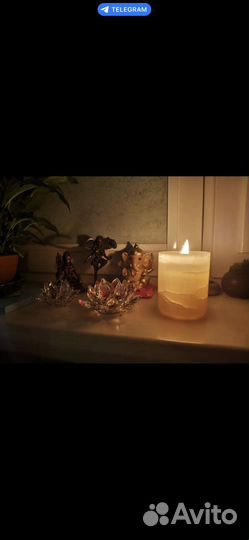 Подсвечник из натурального камня-оникса