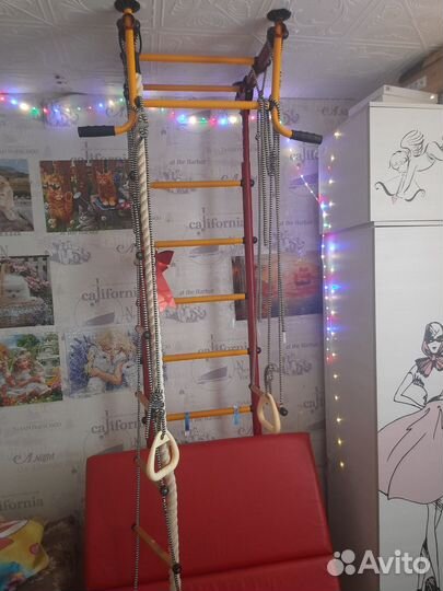 Шведская стенка с матом