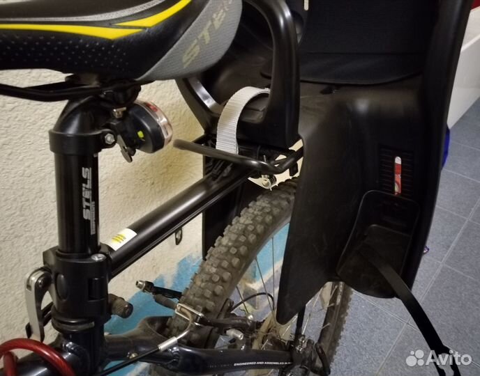 Детское велокресло с багажником