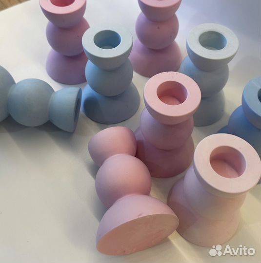 Гипсовые подсвечники