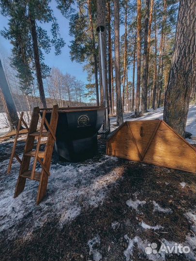 Банный чан на печи