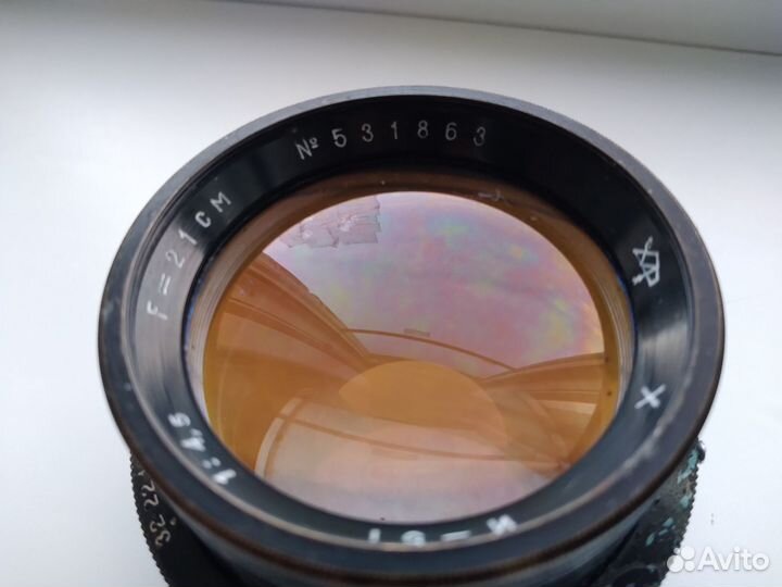 Объектив И-51 (индустар ) латунь 1953 год СССР