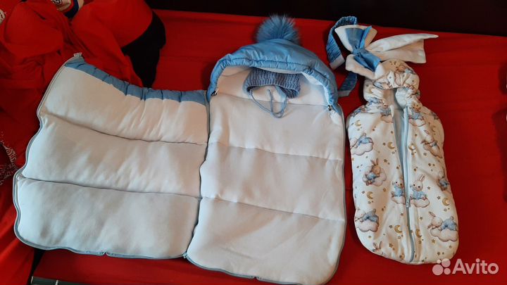 Зимний конверт на выписку