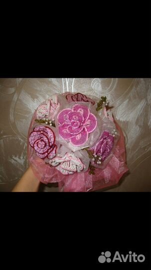 Свадебный букет из бисера. Память на всю жизнь