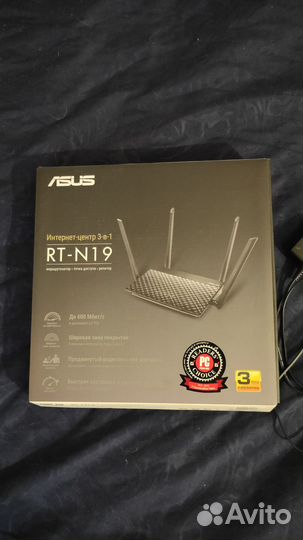 Wifi роутер asus rt n19