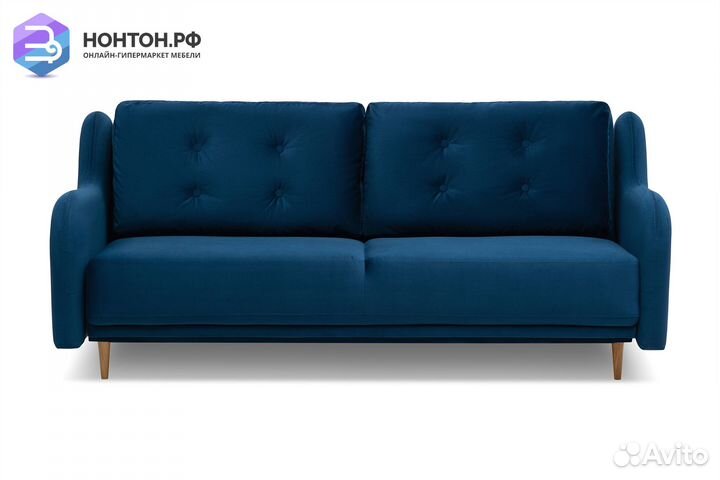 Диван книжка Глосс темно-синий