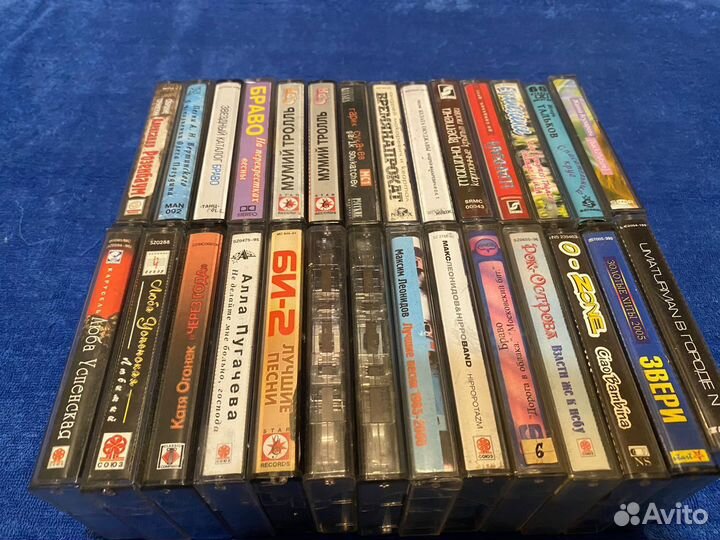 Аудиокассеты русский рок, шансон, поп