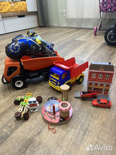 Детские игрушки пакетом для мальчика 2/3 года