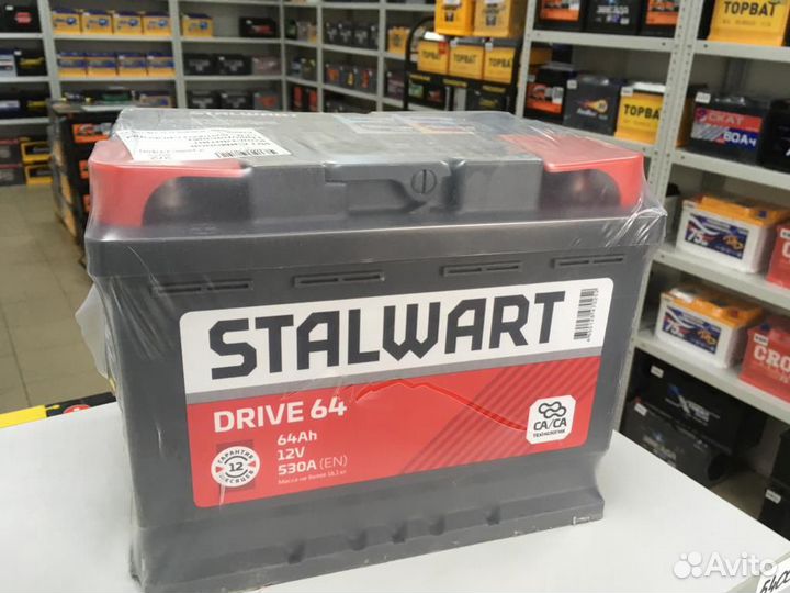 Аккумулятор 64 Ач Stalwart (Завод Аком)