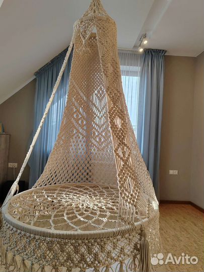 Качели гамак макраме