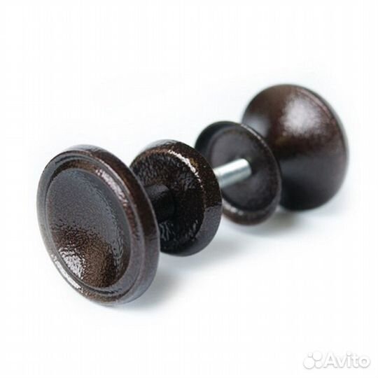 Ручка-кнопка алюминиевая медь