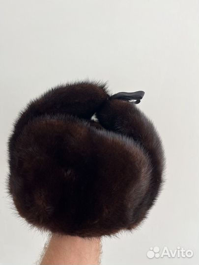 Норковая шапка мужская
