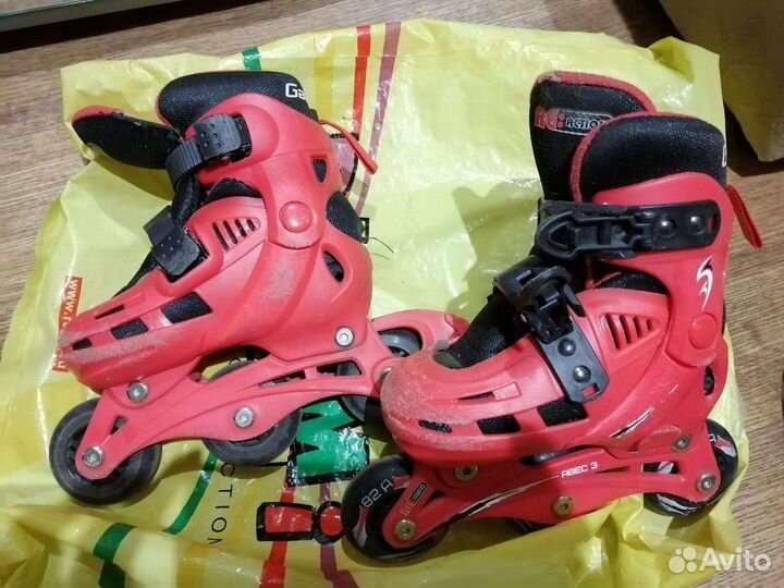 Роликовые коньки детские раздвижные