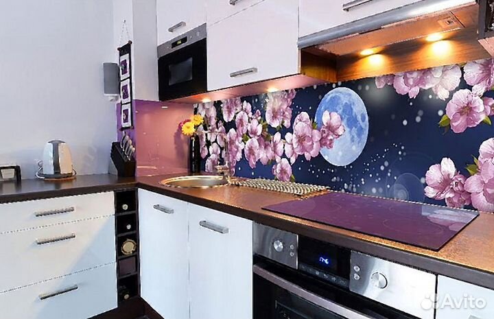 Защитное стекло на кухонный фартук