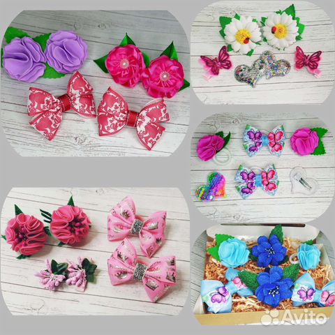 Подарочный набор украшений для волос ручной работы