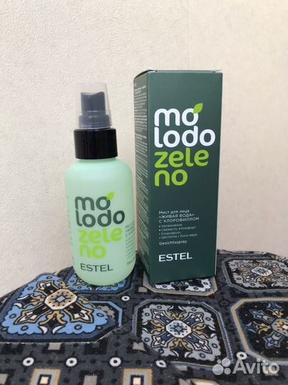 Спрей для лица Molodo Zeleno Estel новый