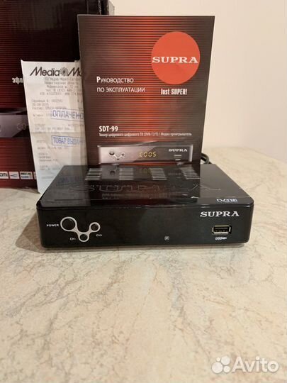 Тв приставка DVB-T2 Supra