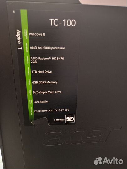 Системный блок acer aspire