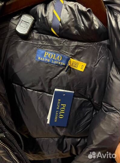 Пуховик polo ralph lauren черный