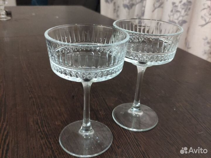 Бокалы для шампанского креманки