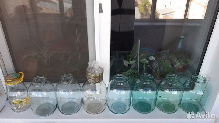 Стеклянные банки 3-х литровые (цена за 5 шт.)