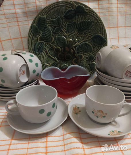 Хрусталь и чашки