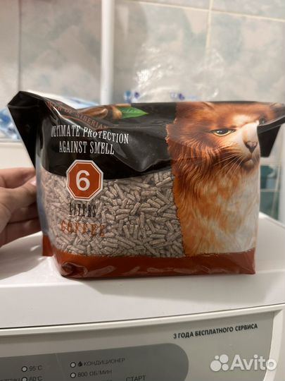 Наполнитель комкующийся для кошачьего туалета