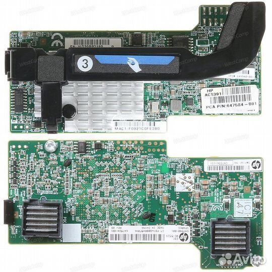 Адаптер HP 10Gb 2-port 554FLB (647586-B21)