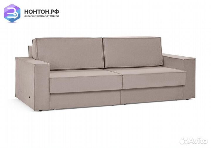 Диван еврокнижка двухместный Тревис бежевый