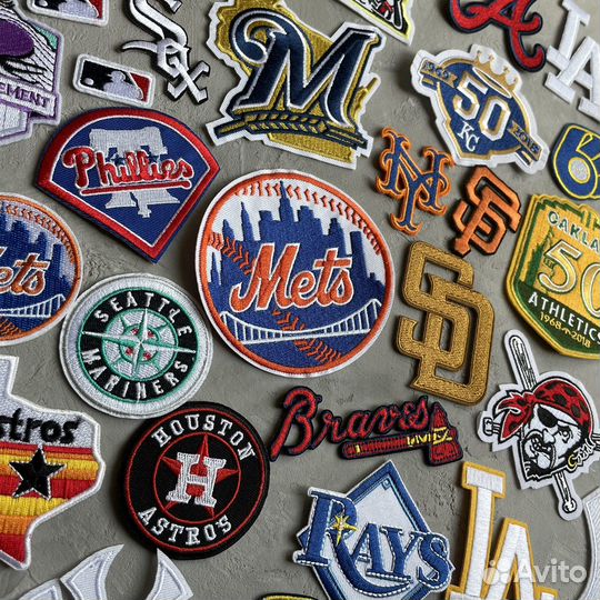 Нашивки на одежду MLB