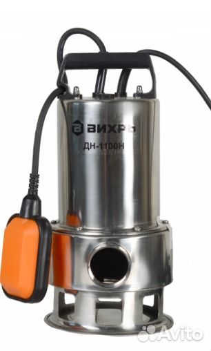 Дренажный насос Вихрь Дн 1100Н +