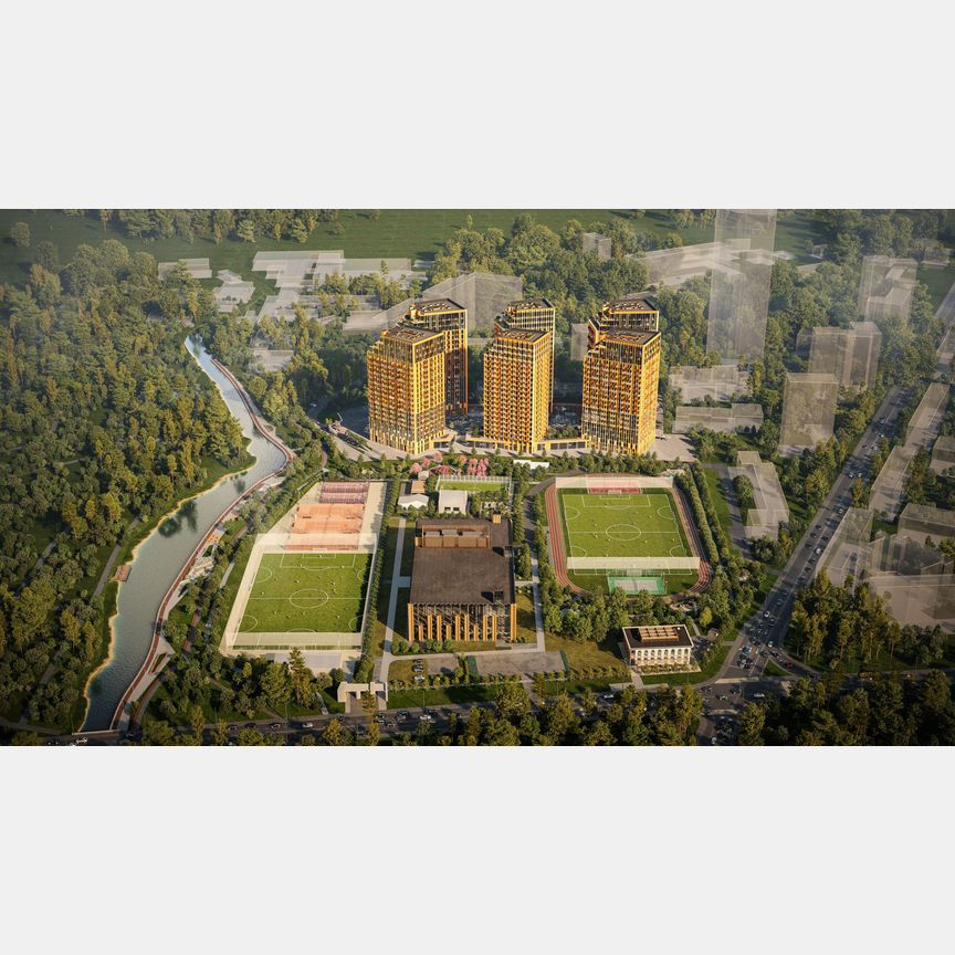 2-к. квартира, 73,8 м², 17/23 эт.