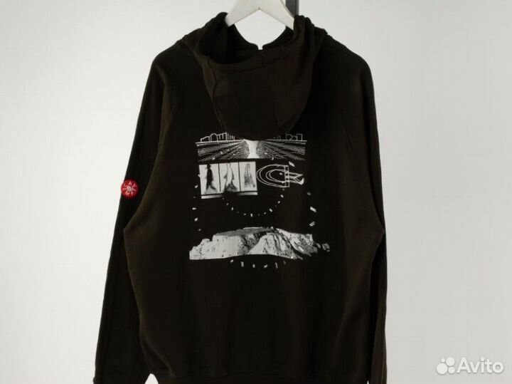 Зип худи черное Cav Empt оверсайз