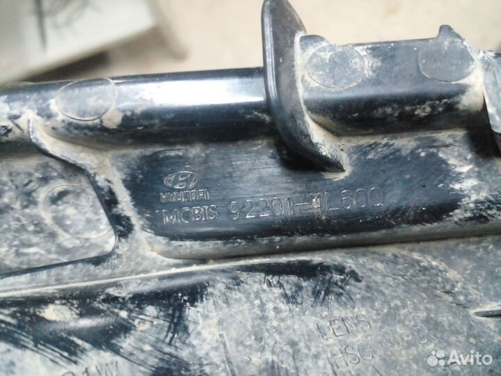 Фара противотуманная левая Hyundai Solaris 1 рест