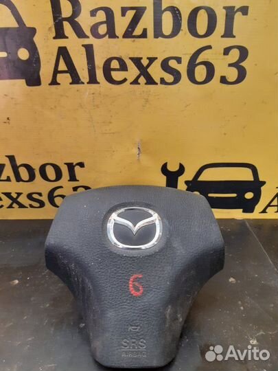 Подушка безопасности в руль Mazda 6 GG 1.8 2006
