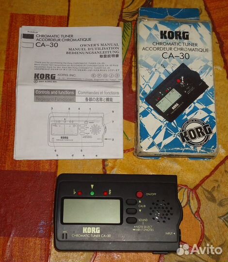 Тюнер гитарный korg ca-30