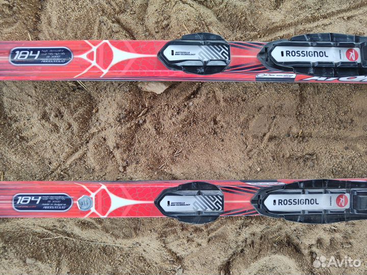 Беговые лыжи atomic + палки