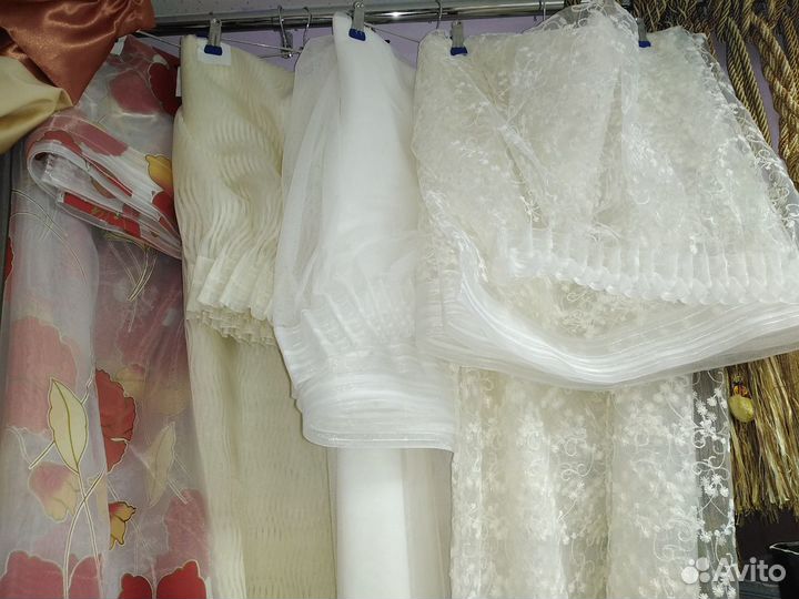 Тюль готовая в размер