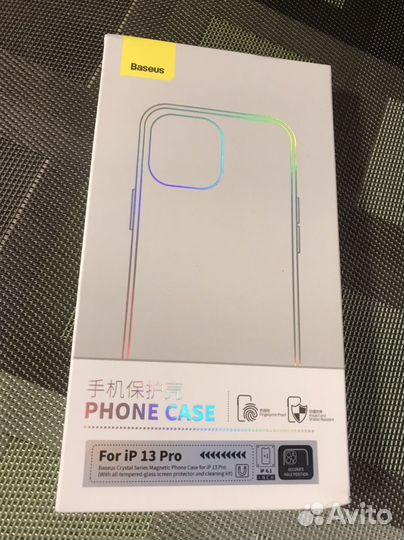 Чехол и стекло Baseus на iPhone 13 Pro
