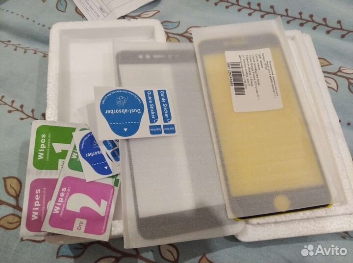 Стекло на iPhone 7/8 plus и Redmy not 5A