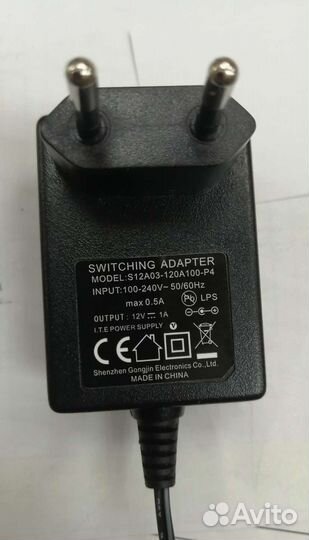 Блок питания 12v 0.5а