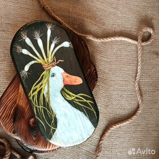 Сервировочная доска Гусь для подачи