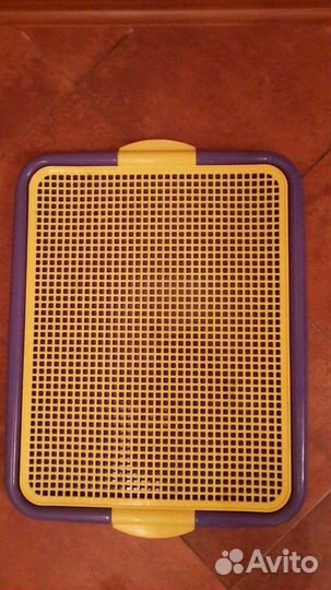 Лоток туалетный с решеткой