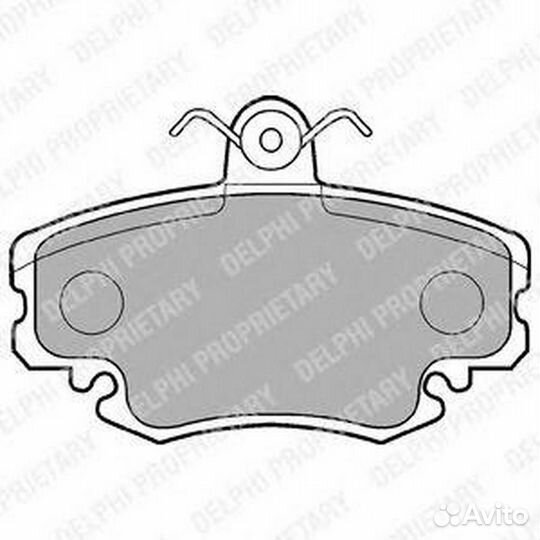 Колодки передние renault logan, sandero LP885